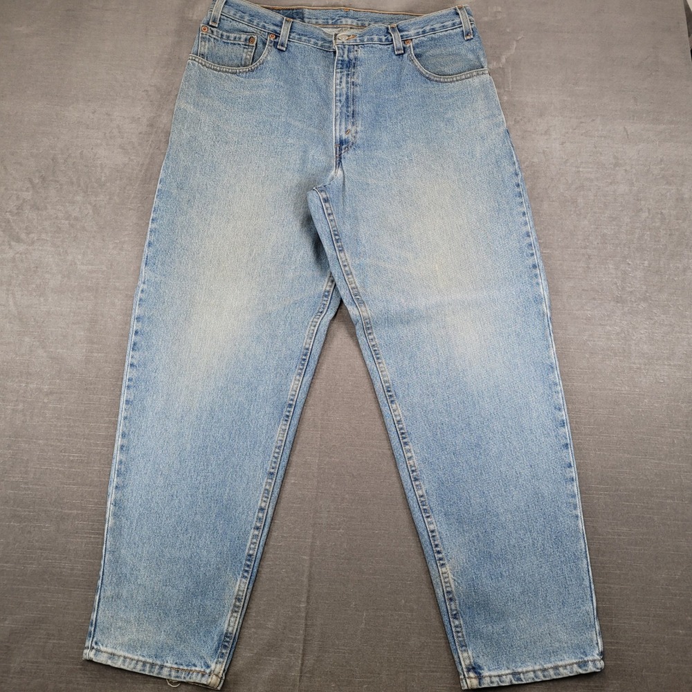 Levis 560 90's‎ Tapered Leg Jeans Mens Actual Sz 36x31 Light Wash Blue Vintage